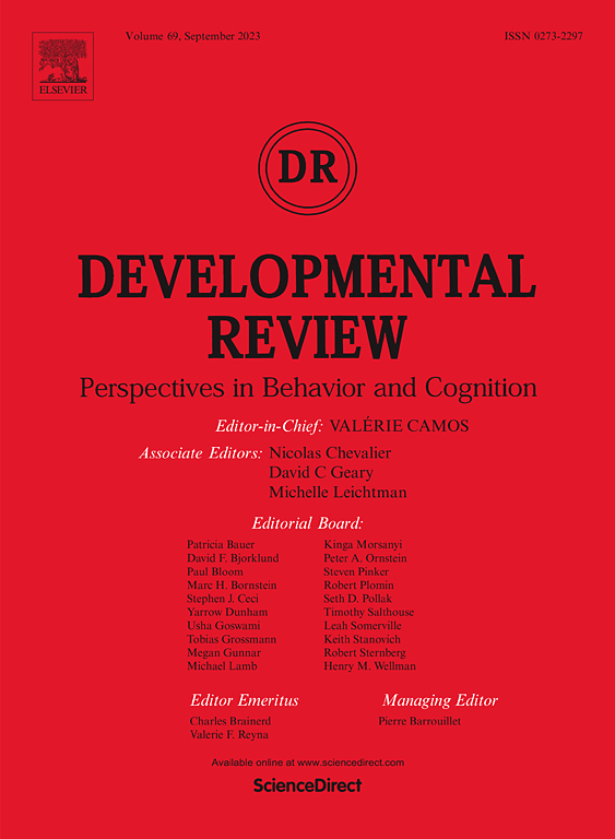 Go to journal home page - Developmental Review